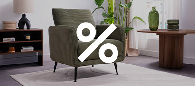 Nossas poltronas e pufes em promoção